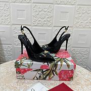 Kitlife Dolce & Gabbana Diamond Slingbacks in Black - 1