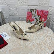 Kitlife Dolce & Gabbana Diamond Slingbacks in Cream - 3