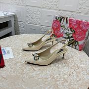 Kitlife Dolce & Gabbana Diamond Slingbacks in Cream - 4