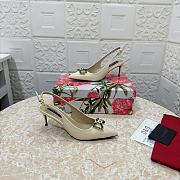 Kitlife Dolce & Gabbana Diamond Slingbacks in Cream - 6