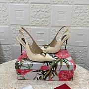Kitlife Dolce & Gabbana Diamond Slingbacks in Cream - 1