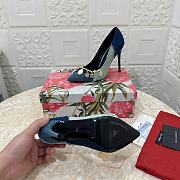 Kitlife Dolce & Gabbana Patchwork Denim Pumps With Charms - 5