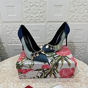 Kitlife Dolce & Gabbana Patchwork Denim Pumps With Charms - 4