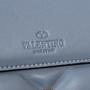 Kitlife Valentino Candy Stud Top Handle Bag Blue 23×11×17cm - 4