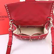 Kitlife Valentino Candy Stud Top Handle Bag Red 23×11×17cm - 2