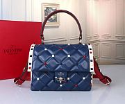 Kitlife Valentino Garavani Candystud Bag Dark Blue 23x17.5x11cm - 1