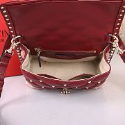 Kitlife Valentino Garavani Candystud Bag Beige & Red 23x17.5x11cm - 2