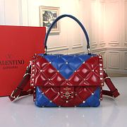 Kitlife Valentino Garavani Candystud Bag Dark Blue & Red 23x17.5x11cm - 1