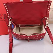 Kitlife Valentino Garavani Candystud Bag Dark Blue & Red 23x17.5x11cm - 3