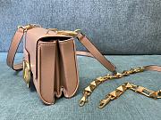 Kitlife Valentino Garavani Stud Sign Shoulder Bag in Beige 20x15x7cm - 3