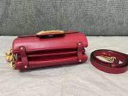Kitlife Valentino Garavani Stud Sign Shoulder Bag in Red 20x15x7cm - 4