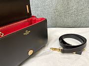 Kitlife Valentino Garavani Stud Sign Shoulder Bag in Black 20x15x7cm - 2
