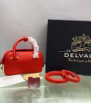 Kitlife Delvaux Coolbox Nano Bag in Red 16.5x7.5x11cm - 1
