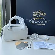 Kitlife Delvaux Coolbox Nano Bag in White 16.5x7.5x11cm - 1