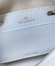 Kitlife Delvaux Coolbox Nano Bag in White 16.5x7.5x11cm - 2