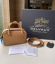 Kitlife Delvaux Coolbox Nano Bag in Brown 16.5x7.5x11cm - 1