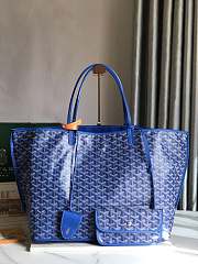 Kitife Goyard Reversible Anjou Tote Bag Blue 57x32x19cm - 1