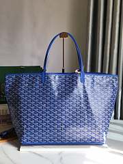 Kitife Goyard Reversible Anjou Tote Bag Blue 57x32x19cm - 4