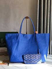 Kitife Goyard Reversible Anjou Tote Bag Blue 57x32x19cm - 6