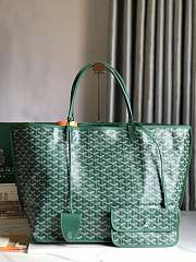 Kitlife Goyard Reversible Anjou Tote Bag Green 57x32x19cm - 1