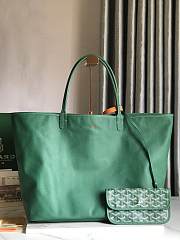 Kitlife Goyard Reversible Anjou Tote Bag Green 57x32x19cm - 2