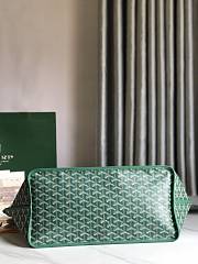Kitlife Goyard Reversible Anjou Tote Bag Green 57x32x19cm - 5