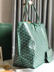 Kitlife Goyard Reversible Anjou Tote Bag Green 57x32x19cm - 6