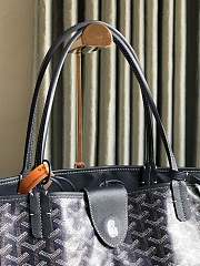 Kitlife Goyard Reversible Anjou Tote Bag Dark Blue 57x32x19cm - 6