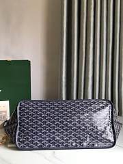 Kitlife Goyard Reversible Anjou Tote Bag Dark Blue 57x32x19cm - 5