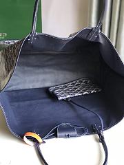 Kitlife Goyard Reversible Anjou Tote Bag Dark Blue 57x32x19cm - 2