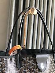 Kitlife Goyard Reversible Anjou Tote Bag Black 57x32x19cm - 5