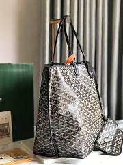 Kitlife Goyard Reversible Anjou Tote Bag Black 57x32x19cm - 4