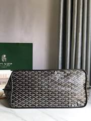 Kitlife Goyard Reversible Anjou Tote Bag Black 57x32x19cm - 3