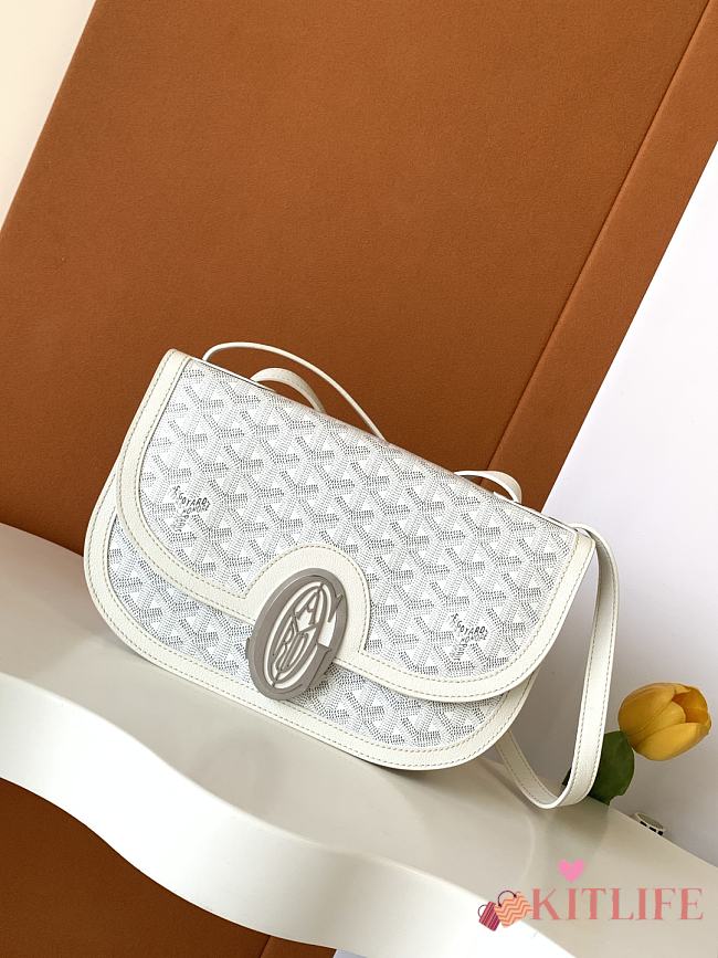 Kitlife Goyard Unisex 233 Bag White 17x8x25cm - 1