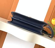 Kitlife Goyard Unisex 233 Bag Dark Blue 17x8x25cm - 6