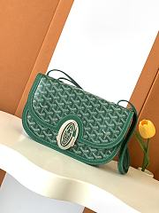 Kitlife Goyard Unisex 233 Bag Green 17x8x25cm - 1