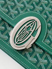 Kitlife Goyard Unisex 233 Bag Green 17x8x25cm - 2