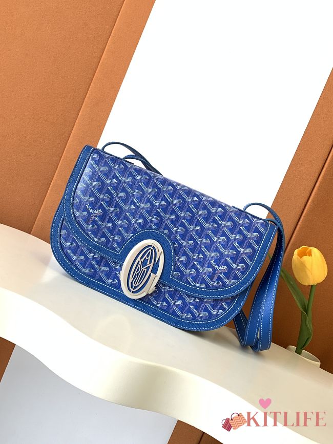 Kitlife Goyard Unisex 233 Bag Blue 17x8x25cm - 1