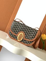 Kitlife Goyard Unisex 233 Bag Dark Black & Brown 17x8x25cm - 1