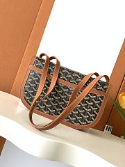 Kitlife Goyard Unisex 233 Bag Dark Black & Brown 17x8x25cm - 5