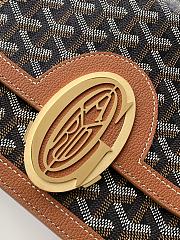 Kitlife Goyard Unisex 233 Bag Dark Black & Brown 17x8x25cm - 2