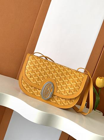 Kitlife Goyard Unisex 233 Bag Yellow 17x8x25cm