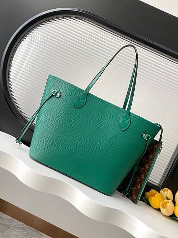 Kitlife Louis Vuitton Neverfull MM Bag Green M12195 31x28x14cm