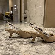Kitlife Dior J’Adior Slingback Pump Beige Technical Fabric - 3
