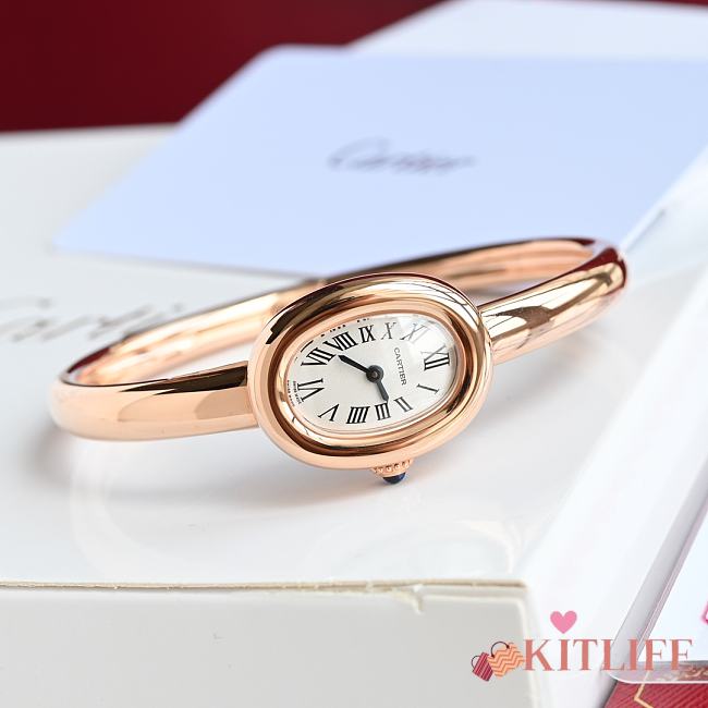 Kitlife Cartier Baignoire Watch Rose Gold  - 1