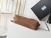 Kitlife Prada Suede Aimee Bag Brown 1BC229 31x18x10cm - 5