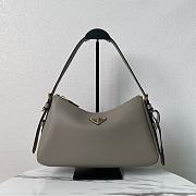Kitlife Prada Aimee Bag Grey Leather 1BC229 31x18x10cm - 1