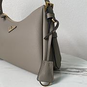 Kitlife Prada Aimee Bag Grey Leather 1BC229 31x18x10cm - 6
