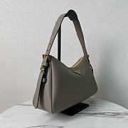 Kitlife Prada Aimee Bag Grey Leather 1BC229 31x18x10cm - 4