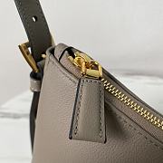 Kitlife Prada Aimee Bag Grey Leather 1BC229 31x18x10cm - 2